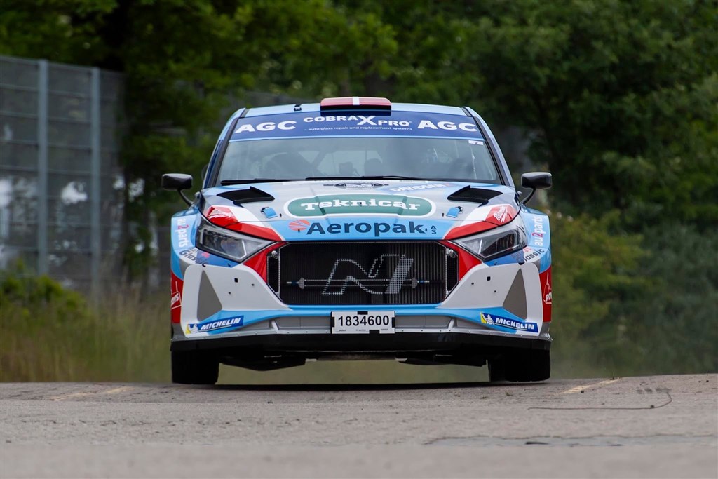 Ib Kragh fra IK Motorsport startede rallysæson 2026 ud i en Hyundai i20 RC med 4-hjuylstræk, men skiftede senere til Porsche 991 GT3.
(Foto: Dansk Rally Club)